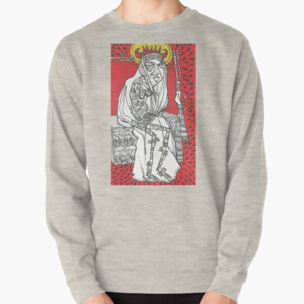 "Lady in red" by Tara Mokhtari Pullover Sweatshirt