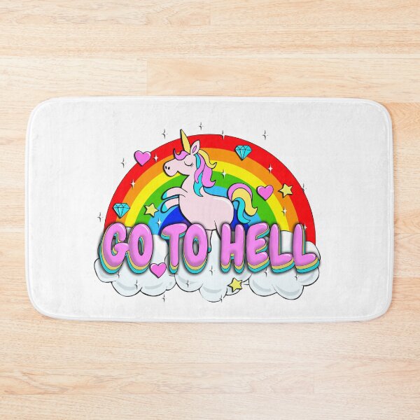 Item preview, Go to Hell - Unicorn designed and sold by ValentinaHramov.