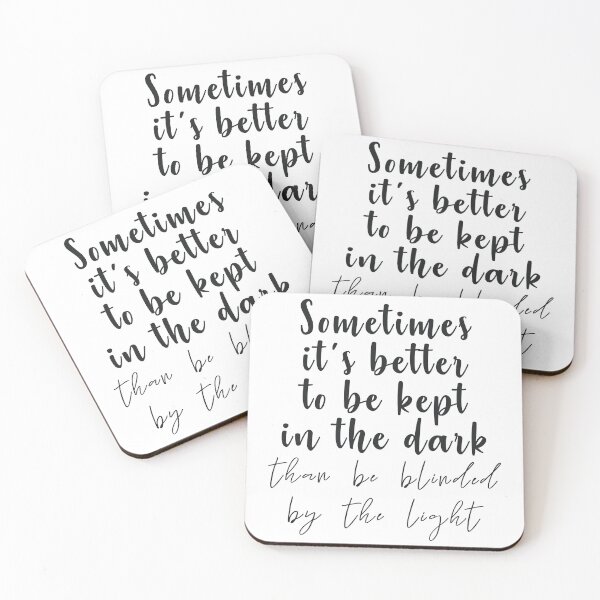 Item preview, Sometimes it's better to be kept in the dark designed and sold by caddystar.
