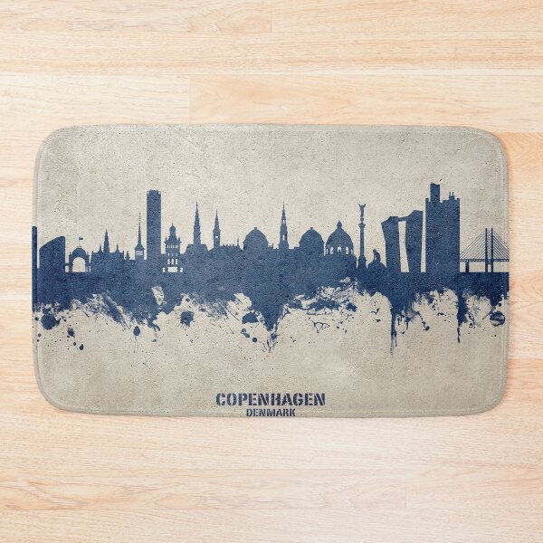 Item preview, Copenhagen Denmark Skyline designed and sold by ArtPrints.
