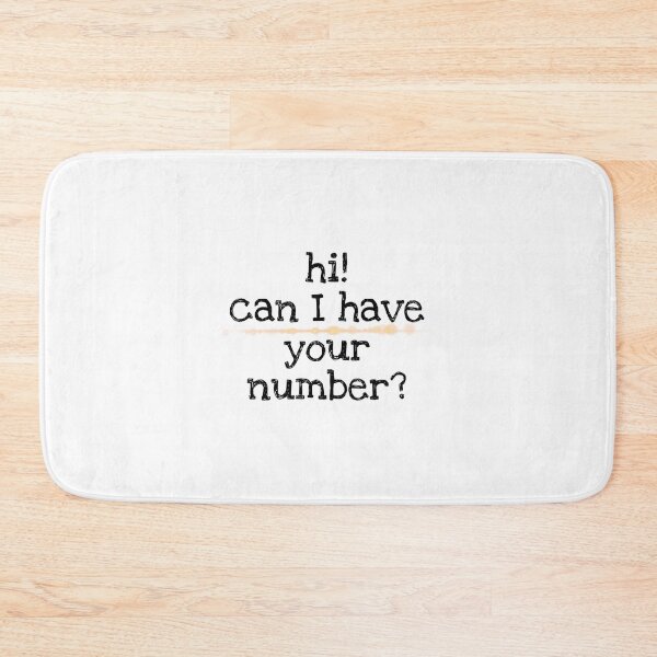 Item preview, Hi! Can I have your number designed and sold by AldrinElepano.