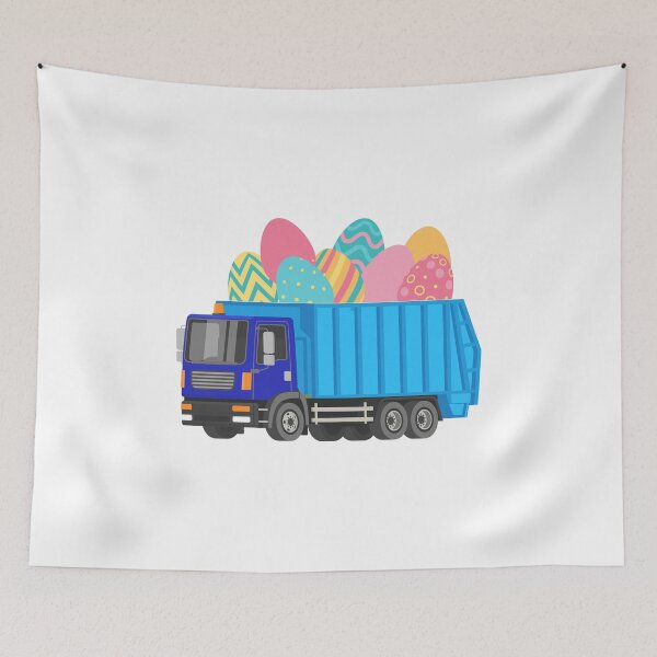 Item preview, Easter Garbage Truck designed and sold by EstelleStar.