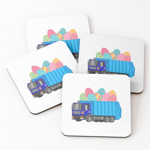 Item preview, Easter Garbage Truck designed and sold by EstelleStar.