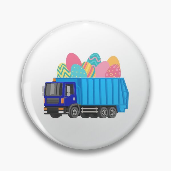 Item preview, Easter Garbage Truck designed and sold by EstelleStar.