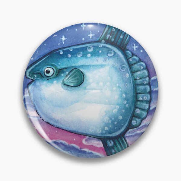Artikelvorschau, Fly me to the Moon - Magischer Mondfisch entworfen und verkauft von Citas-Paintbox.