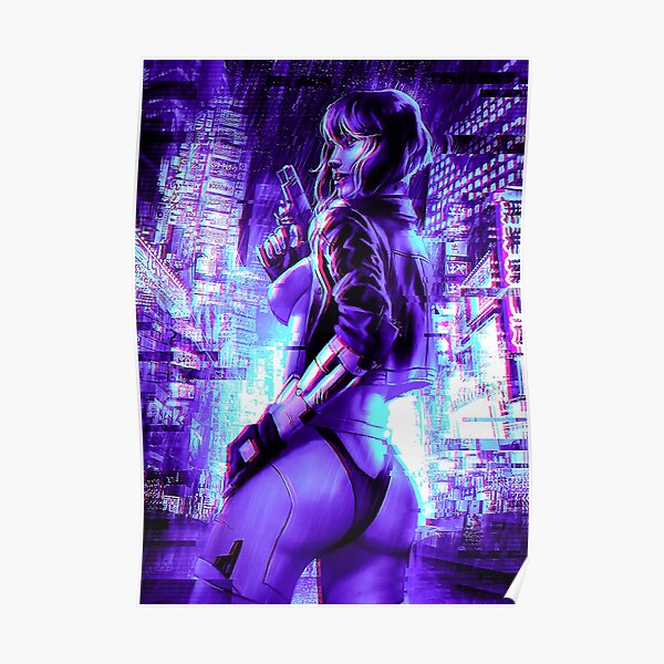 Motoko Kusanagi - Tokyo Lights - Neon Lights Series Vol. 2 Poster