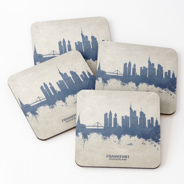 Item preview, Frankfurt Germany Skyline designed and sold by ArtPrints.
