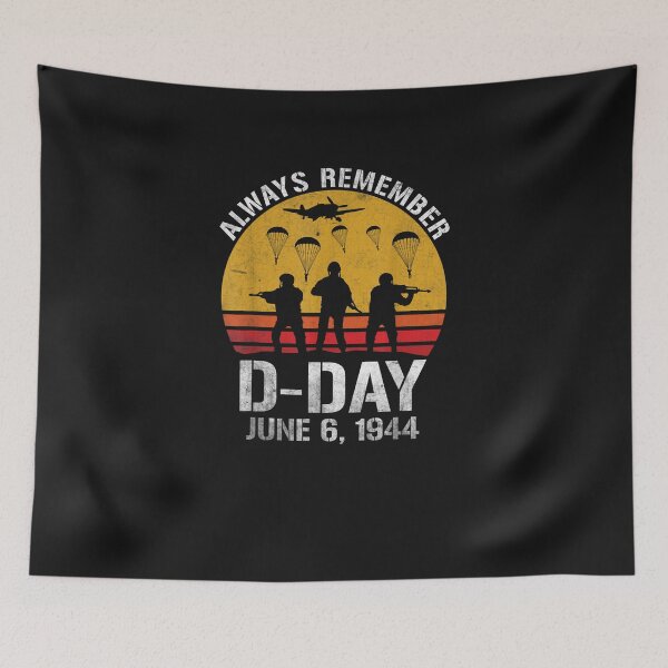 Item preview, Always Remember D-Day 75th Anniversary Normandy Vintage June 6 1944 designed and sold by iBestSellings.