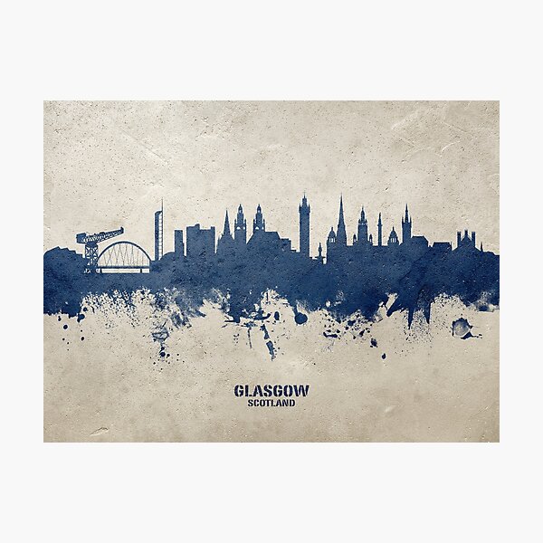 Item preview, Glasgow Scotland Skyline designed and sold by MICHAEL TOMPSETT.