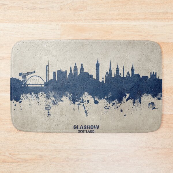 Item preview, Glasgow Scotland Skyline designed and sold by ArtPrints.