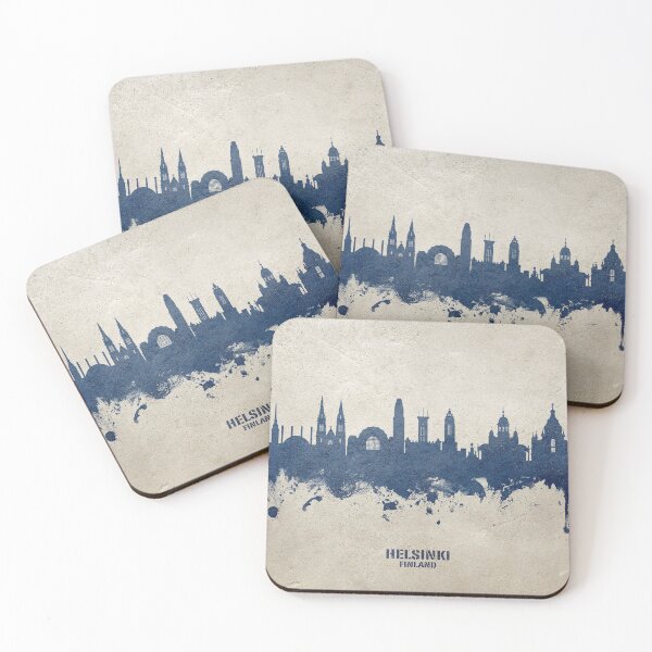Item preview, Helsinki Finland Skyline designed and sold by ArtPrints.