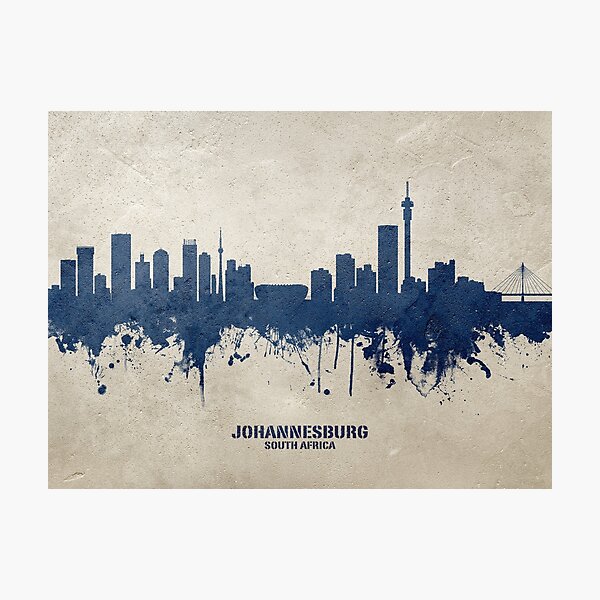 Item preview, Johannesburg South Africa Skyline designed and sold by MICHAEL TOMPSETT.