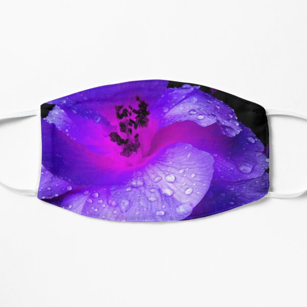 Purple Jewel Drops Flat Mask