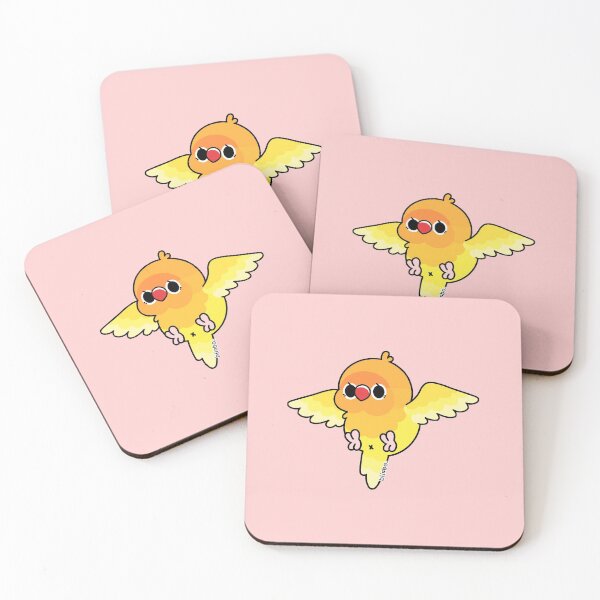 Item preview, Flying Lovebird - Fischer's (Lutino) designed and sold by blirbos.