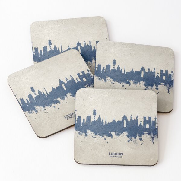 Item preview, Lisbon Portugal Skyline designed and sold by ArtPrints.