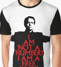 The Prisoner - I AM NOT A NUMBER! Graphic T-Shirt
