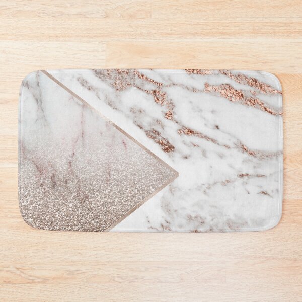 Item preview, Rose gold geo - hint of marble gradient designed and sold by marbleco.