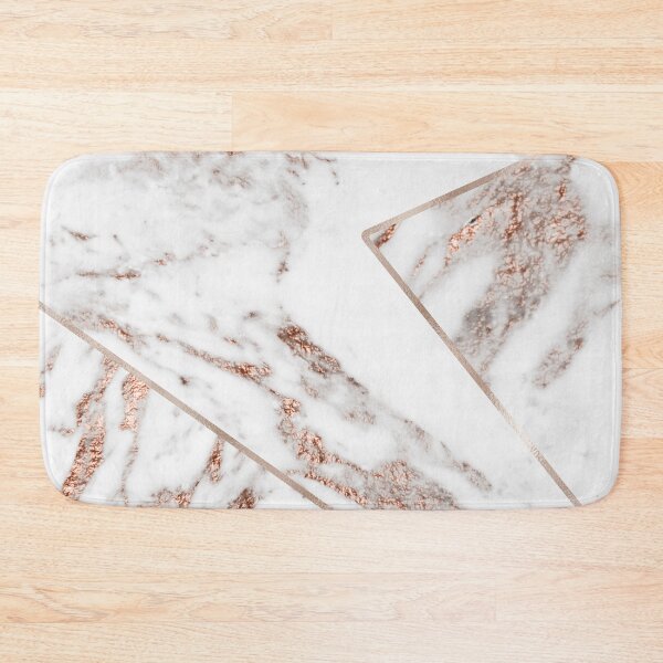 Item preview, Rose gold marble geo jumble designed and sold by marbleco.