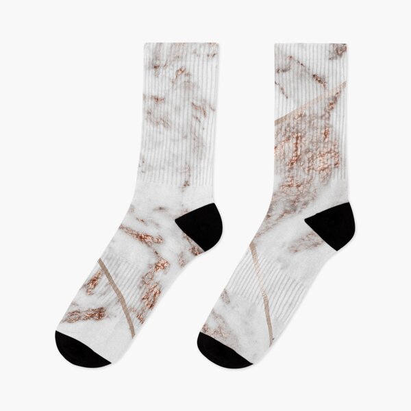 Item preview, Rose gold marble geo jumble designed and sold by marbleco.