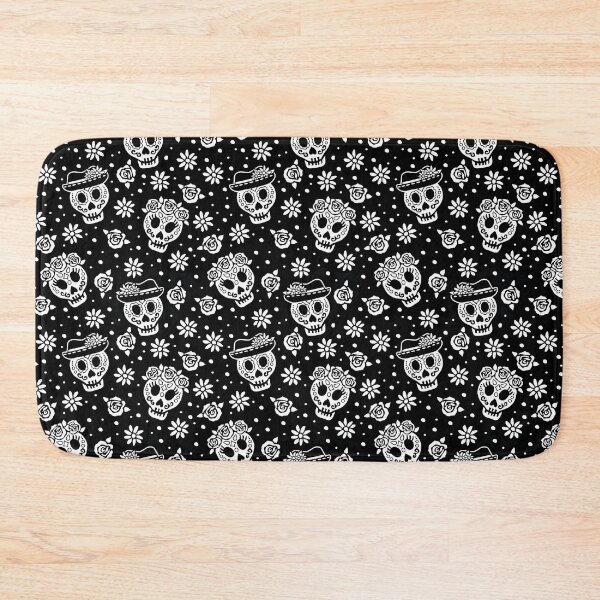 Item preview, Sugar Skull Black and White Pattern designed and sold by woahtherepickle.