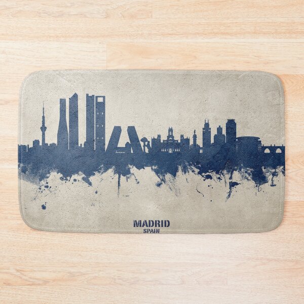 Aperçu de l'œuvre Madrid Spain Skyline créée et vendue par ArtPrints.
