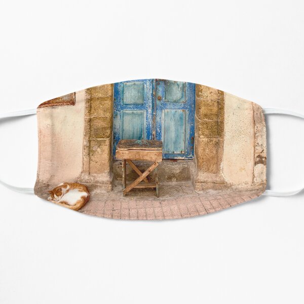 Blue door in Essaouira, Morocco Mask