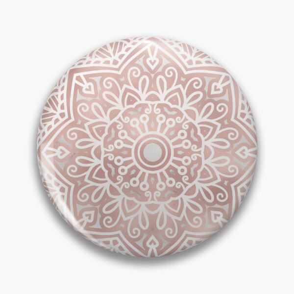 Item preview, Rose gold mandala - shimmer vein marble designed and sold by marbleco.