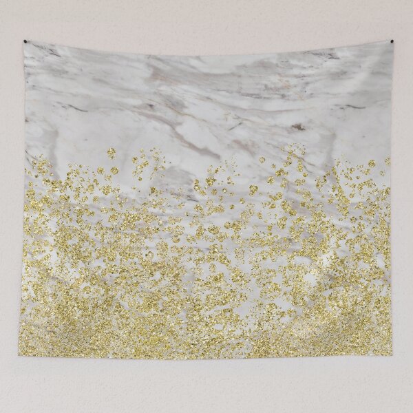 Item preview, Golden pop ombre - white marble designed and sold by marbleco.