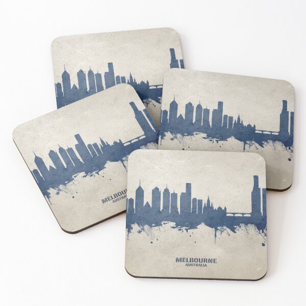 Item preview, Melbourne Australia Skyline designed and sold by ArtPrints.