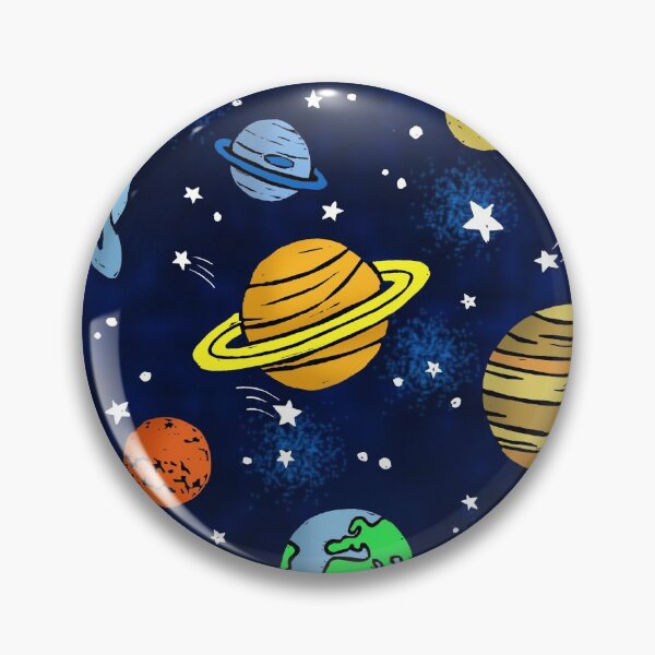 Item preview, Space and Planets Pattern designed and sold by woahtherepickle.