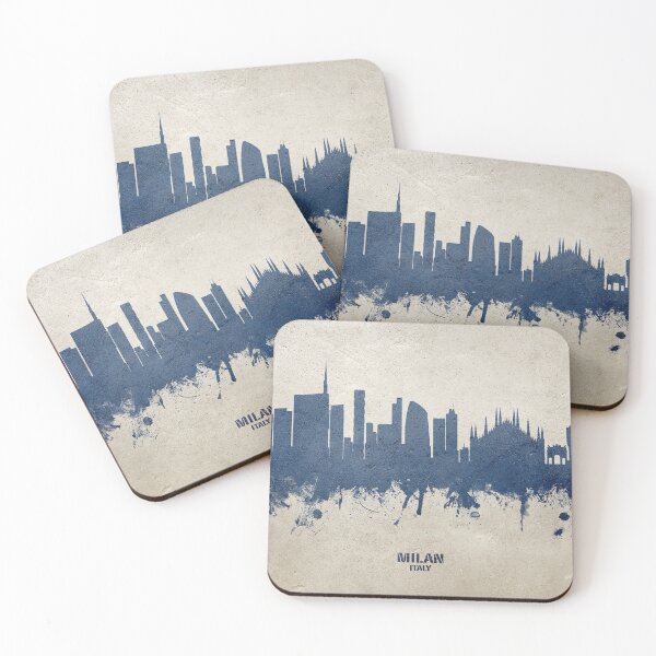 Item preview, Milan Italy Skyline designed and sold by ArtPrints.