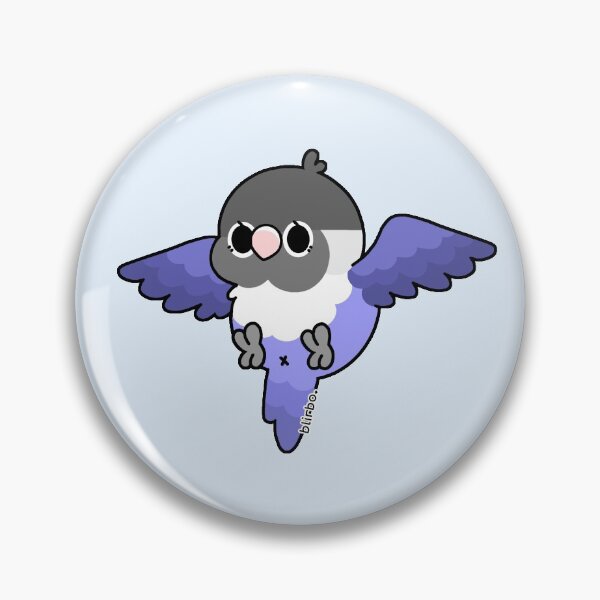 Item preview, Flying Lovebird - Masked (Violet) designed and sold by blirbos.