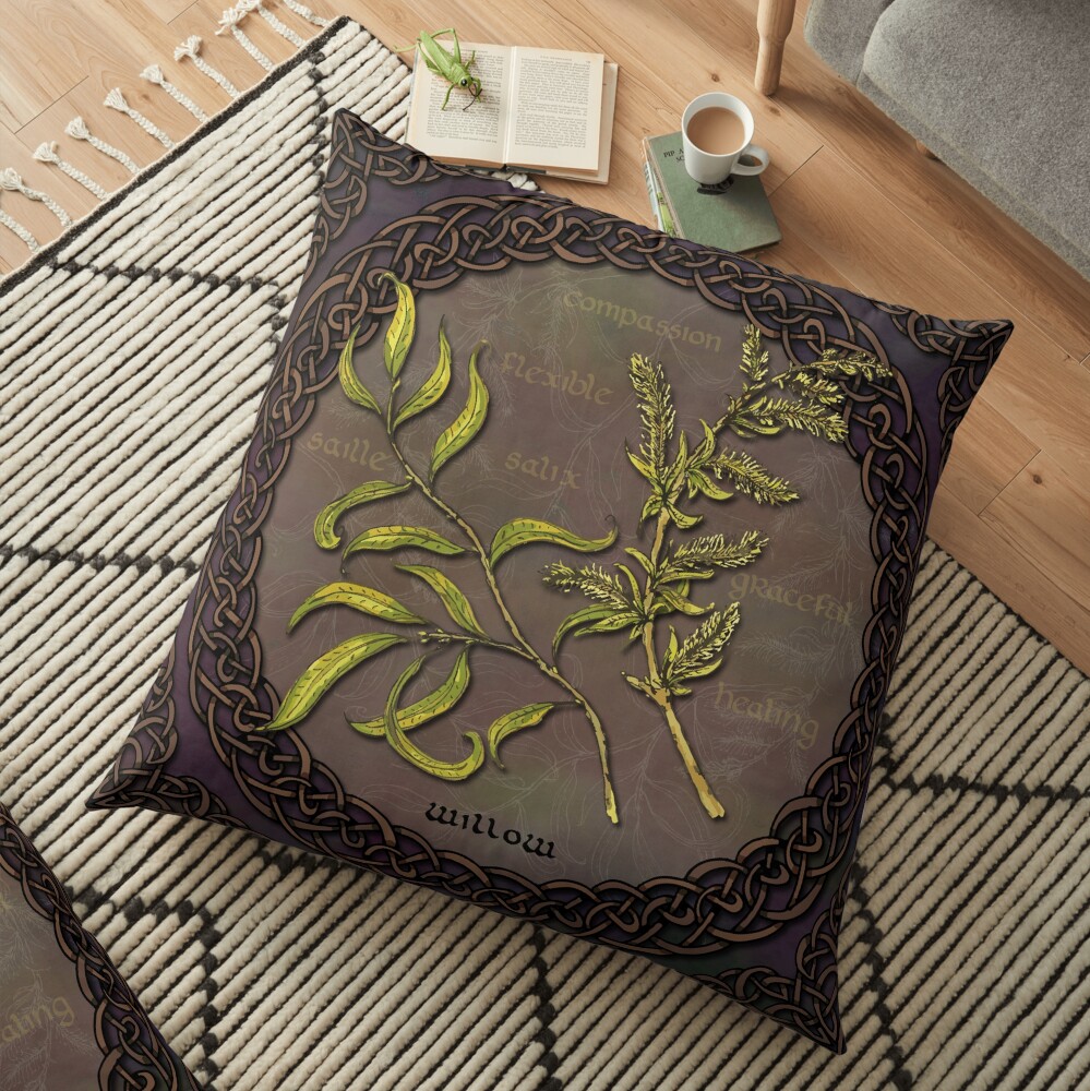 Celtic Willow Floor Pillow