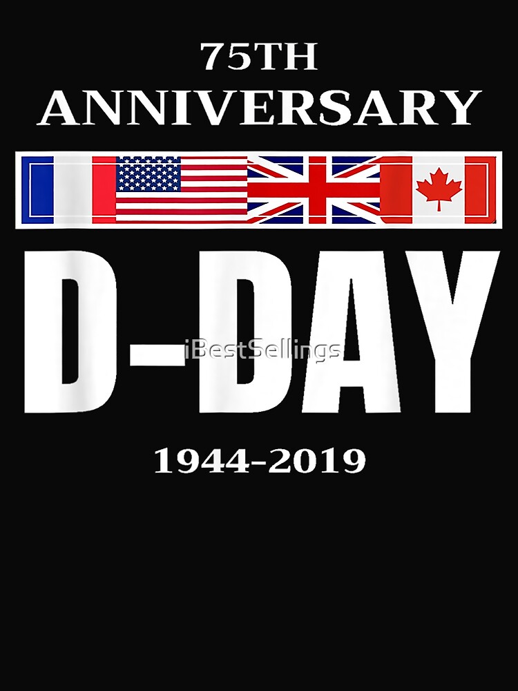 "DDay Normandy Landing 75th Anniversary VE Day Celebration WW2" Poster