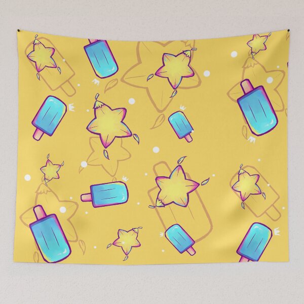 Item preview, Kingdom Hearts Seasalt and Paopu Pattern designed and sold by MadCanvas.