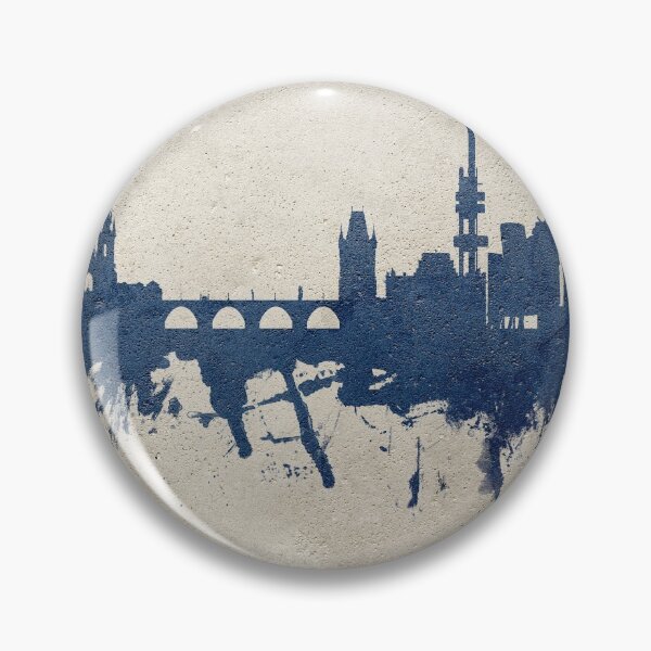 Item preview, Prague (Praha) Czech Republic Skyline designed and sold by ArtPrints.