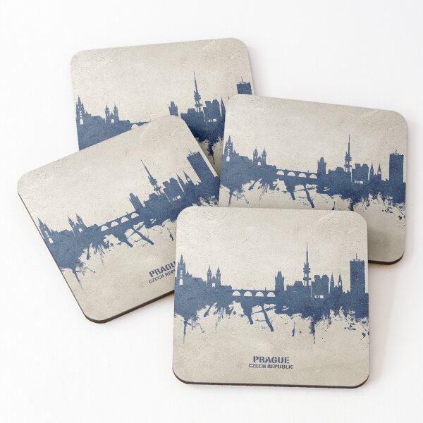 Item preview, Prague (Praha) Czech Republic Skyline designed and sold by ArtPrints.