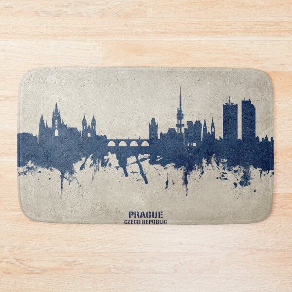Item preview, Prague (Praha) Czech Republic Skyline designed and sold by ArtPrints.