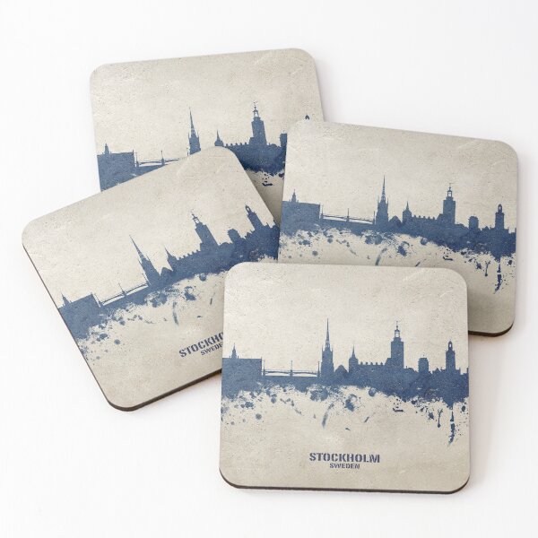 Item preview, Stockholm Sweden Skyline designed and sold by ArtPrints.