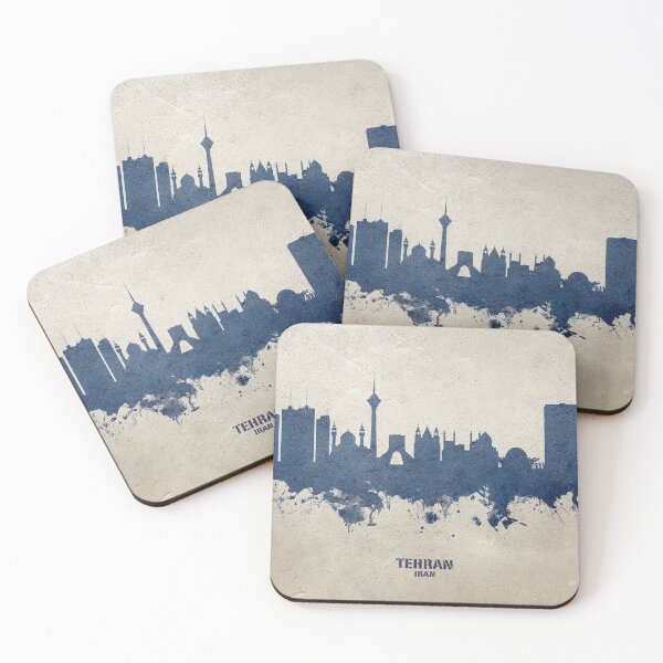 Item preview, Tehran Iran Skyline designed and sold by ArtPrints.