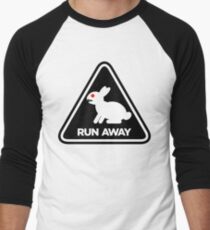 Killer Rabbit (Black) Men's Baseball ¾ T-Shirt