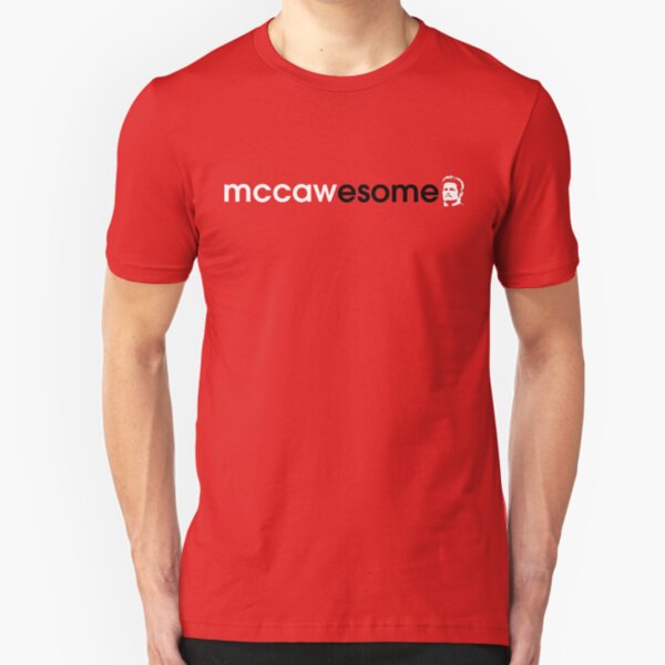 McCawesome White/Black Slim Fit T-Shirt