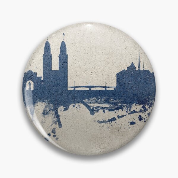 Item preview, Zurich Switzerland Skyline designed and sold by ArtPrints.