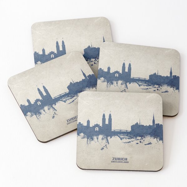 Item preview, Zurich Switzerland Skyline designed and sold by ArtPrints.