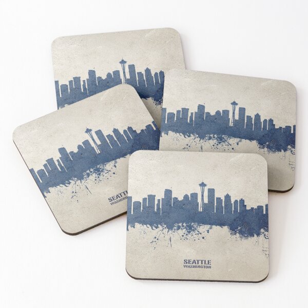 Item preview, Seattle Washington Skyline designed and sold by ArtPrints.