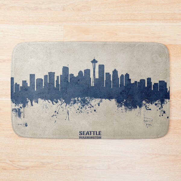 Aperçu de l'œuvre Seattle Washington Skyline créée et vendue par ArtPrints.