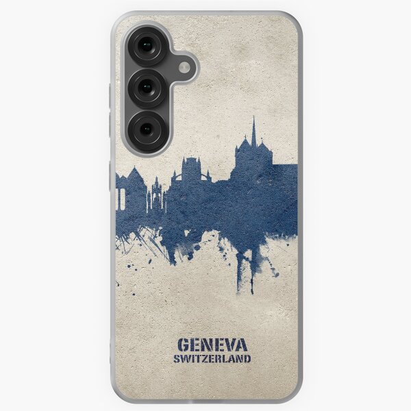 Item preview, Geneva Switzerland Skyline designed and sold by ArtPrints.