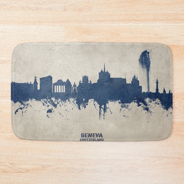Item preview, Geneva Switzerland Skyline designed and sold by ArtPrints.