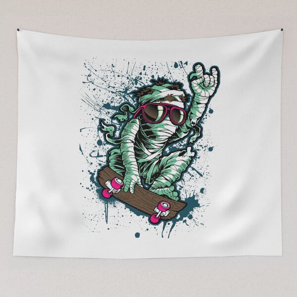 Item preview, Splash Skateboarding Cool Mummy Lovers T-shirt, Skateboarding Graphic Design T-Shirt designed and sold by belmahdy.