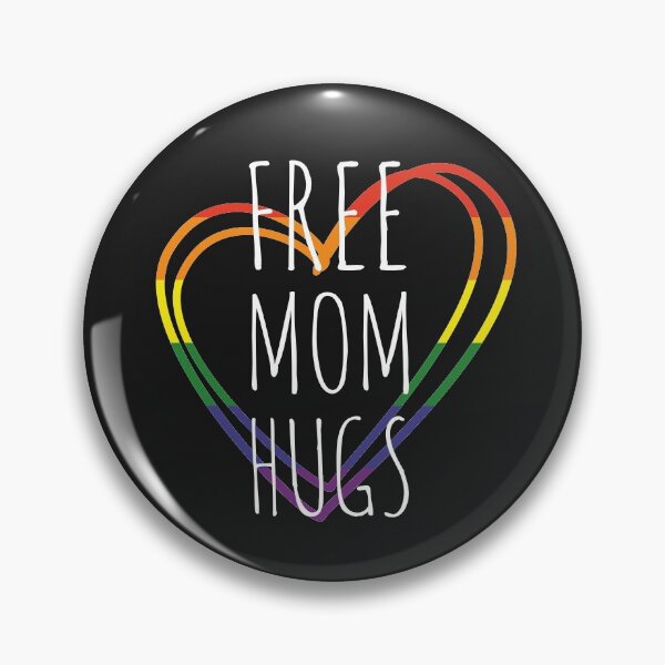 Item preview, Free Mom Hugs Rainbow Heart of Proud LGBT Mom Gay Pride Month designed and sold by alenaz.